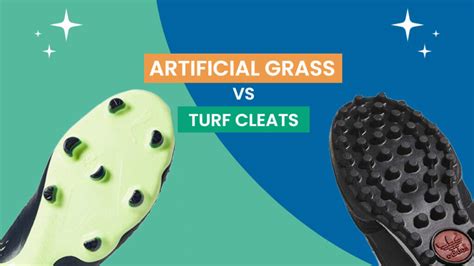 turf vs artificial grass cleats.